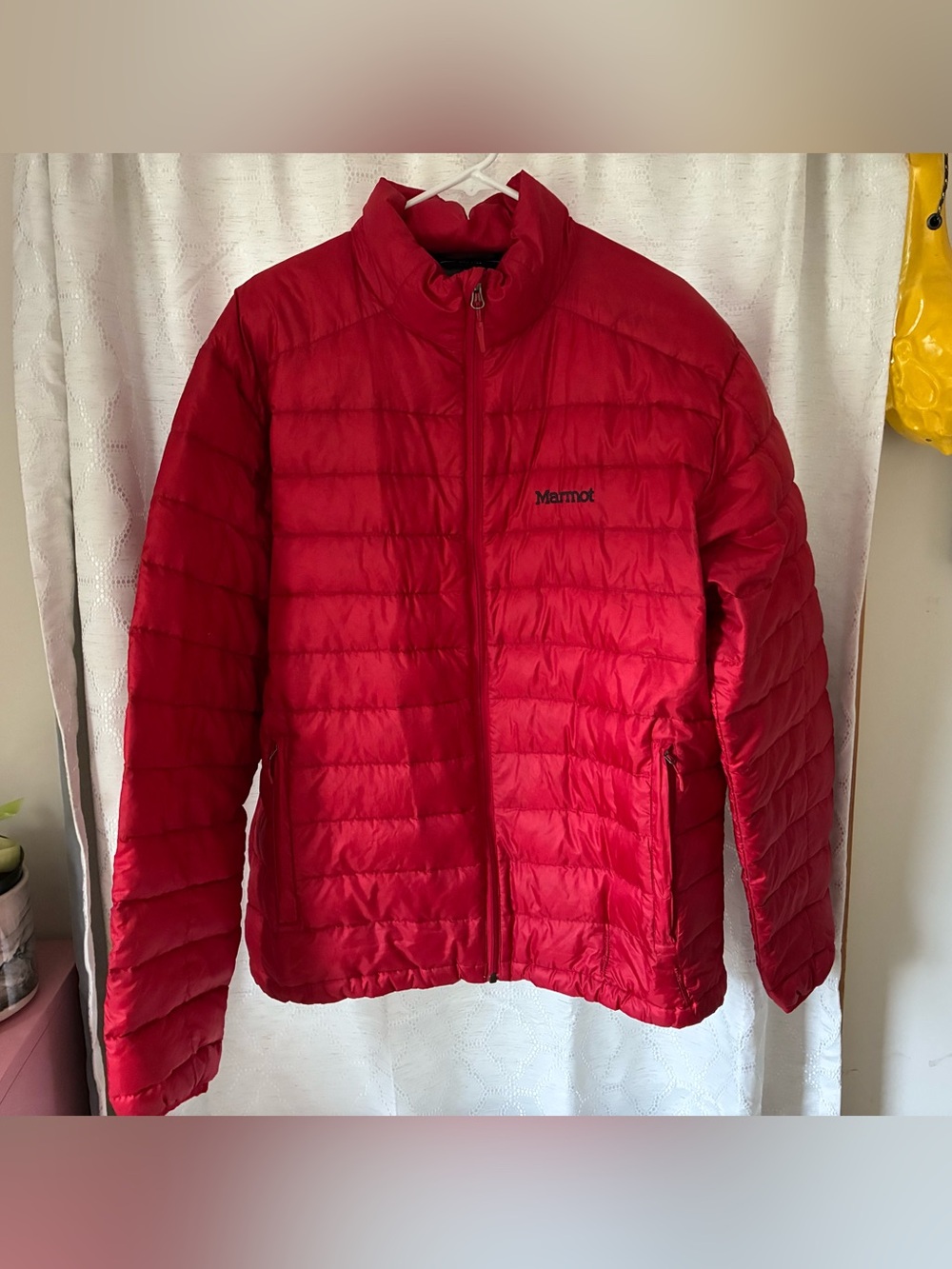 Men’s Marmot Red Puffer Jacket Size XL